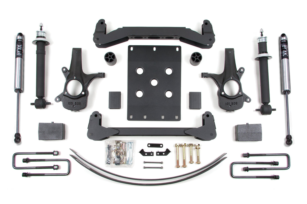 6-Inch Lift Kit for 2007-2013 Chevy Silverado + GMC Sierra 1500 2WD