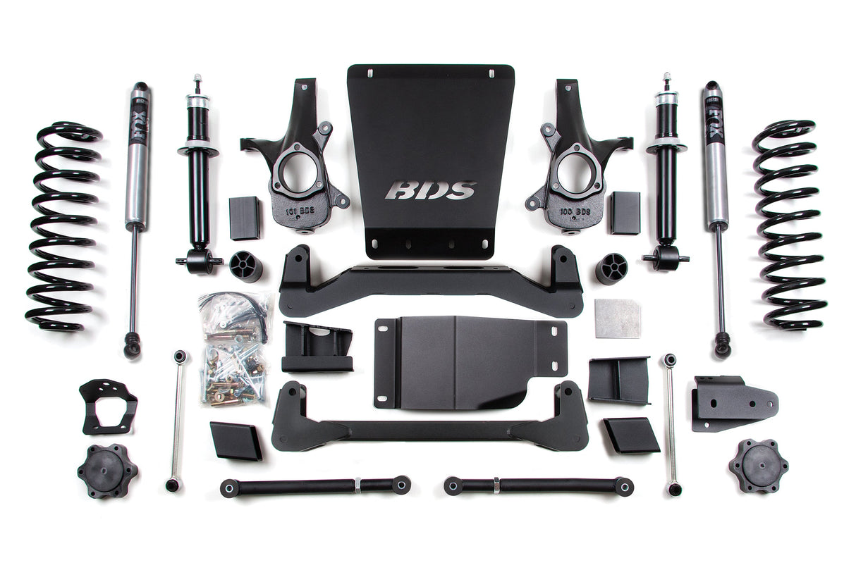 6-Inch Lift Kit for 2007-2014 Chevy/GMC Avalanche +Surburban + Tahoe + Yukon 1500 4WD