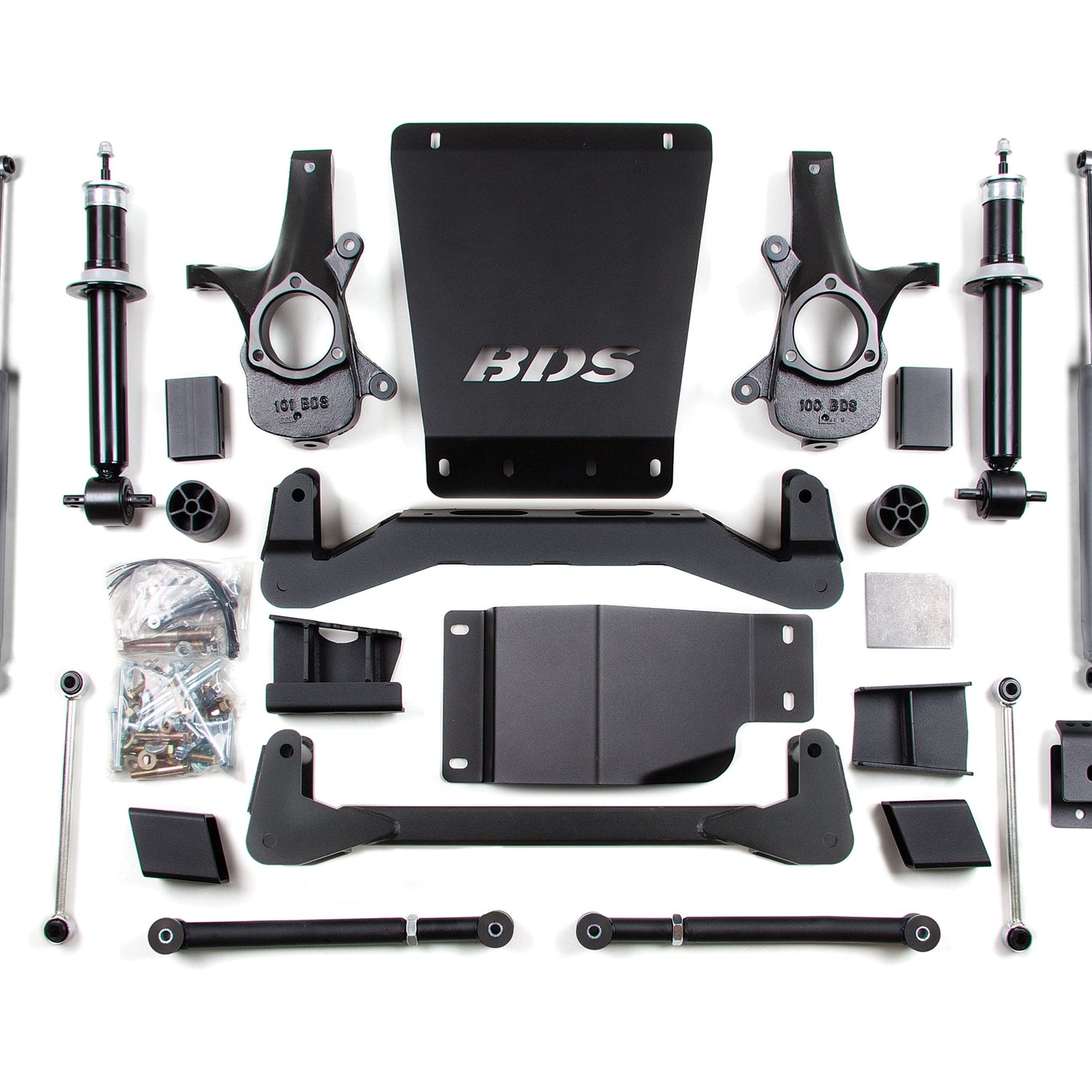 6-Inch Lift Kit for 2007-2014 Chevy/GMC Avalanche +Surburban + Tahoe + Yukon 1500 4WD