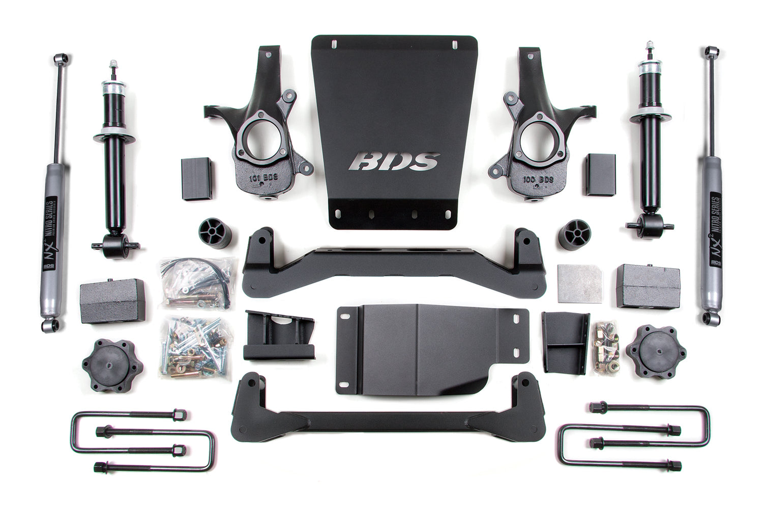 4-Inch Lift Kit for 2007-2013 Chevy Silverado + GMC Sierra 1500 4WD