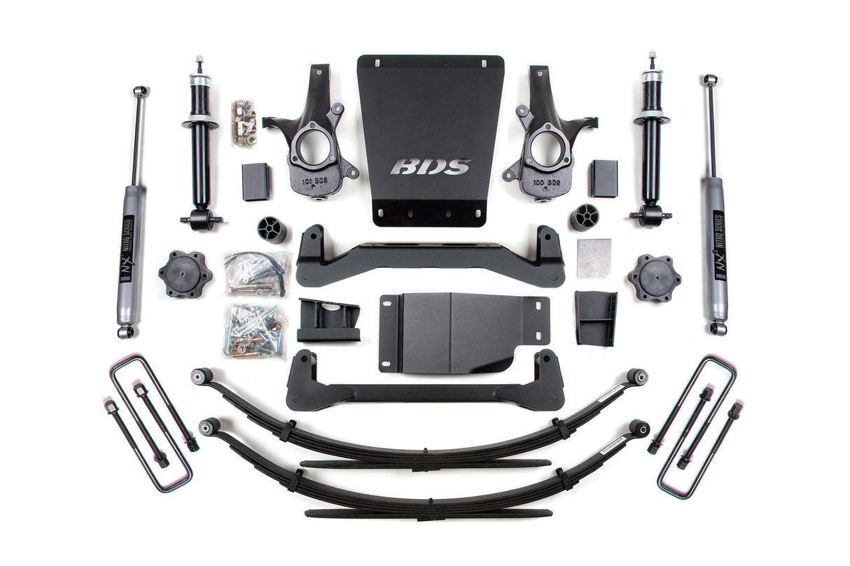 4-Inch Lift Kit for 2007-2013 Chevy Silverado + GMC Sierra 1500 4WD