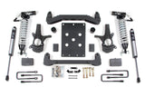 4-Inch Lift Kit - FOX 2.5 Coil-Over for 2007-2013 Chevy Silverado + GMC Sierra 1500 2WD