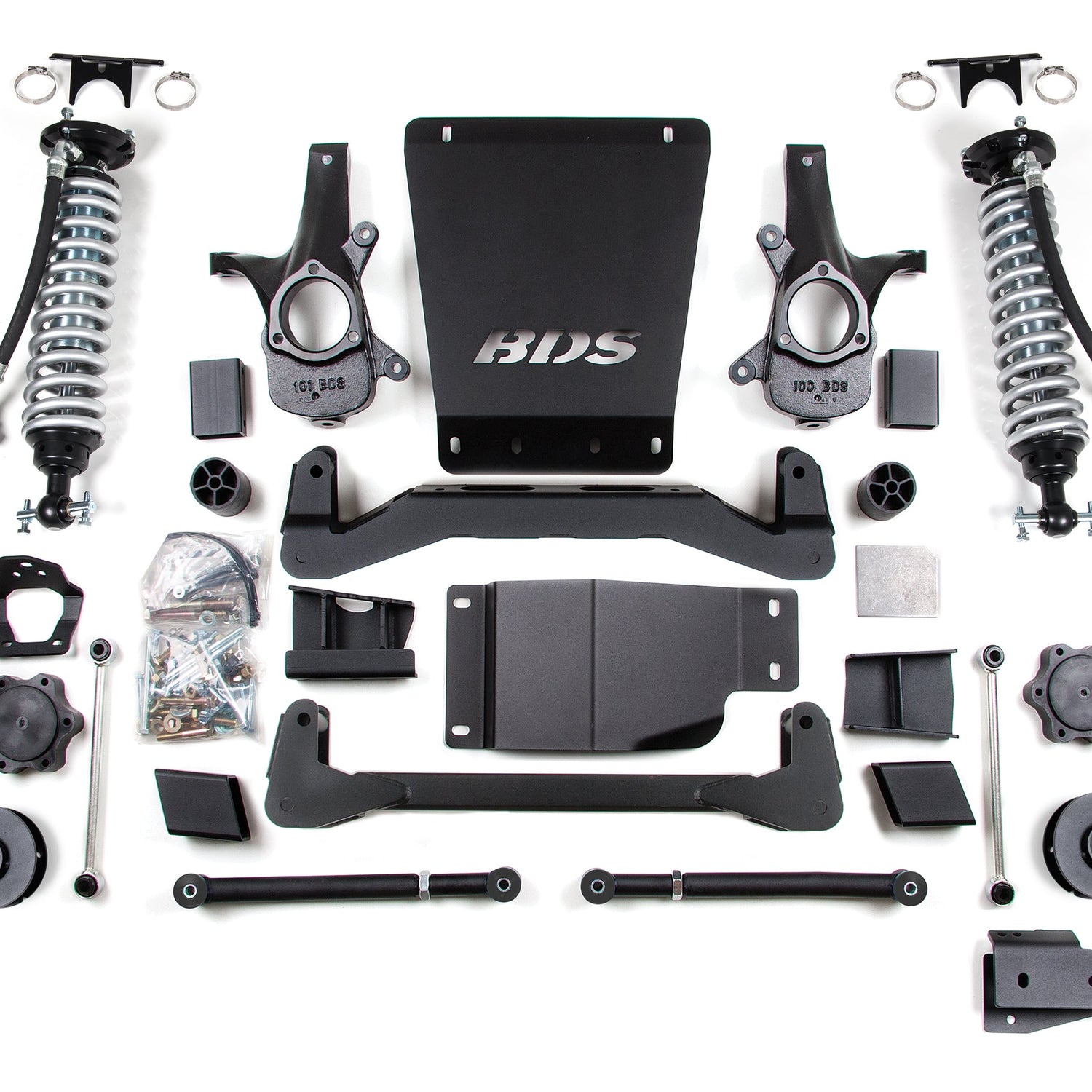 FOX 2.5 Coil-Over for 2007-2014 Chevy/GMC Avalanche + Surburban + Tahoe + Yukon 1500 4WD