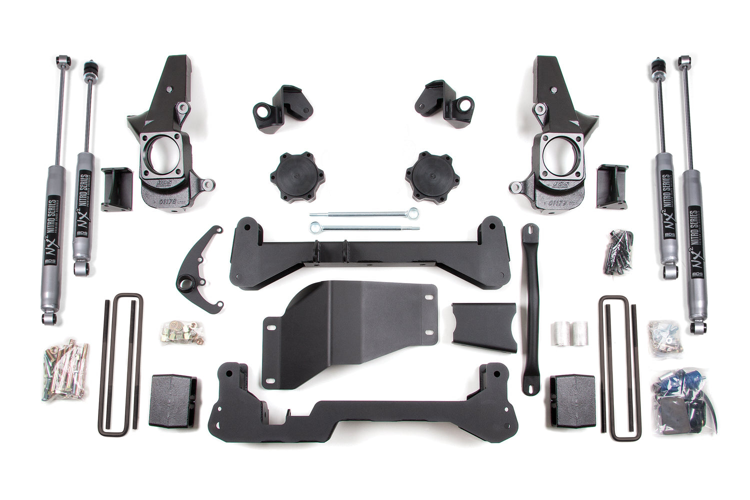4.5-Inch Lift Kit for 2001-2010 Chevy Silverado + GMC Sierra 2500HD/3500 SRW 4WD
