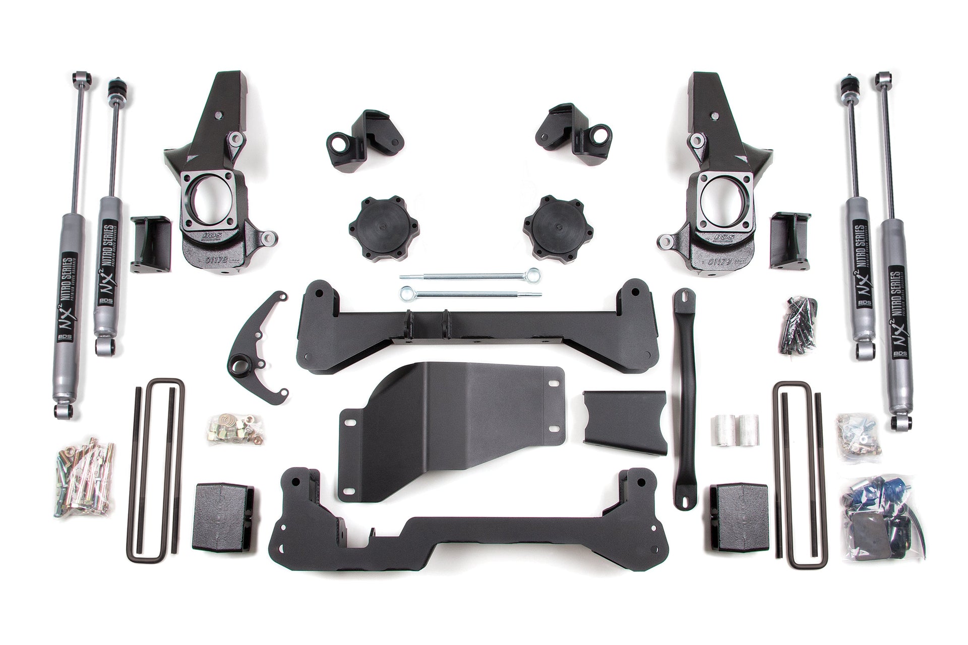 4.5-Inch Lift Kit for 2001-2010 Chevy Silverado + GMC Sierra 2500HD/3500 SRW 4WD