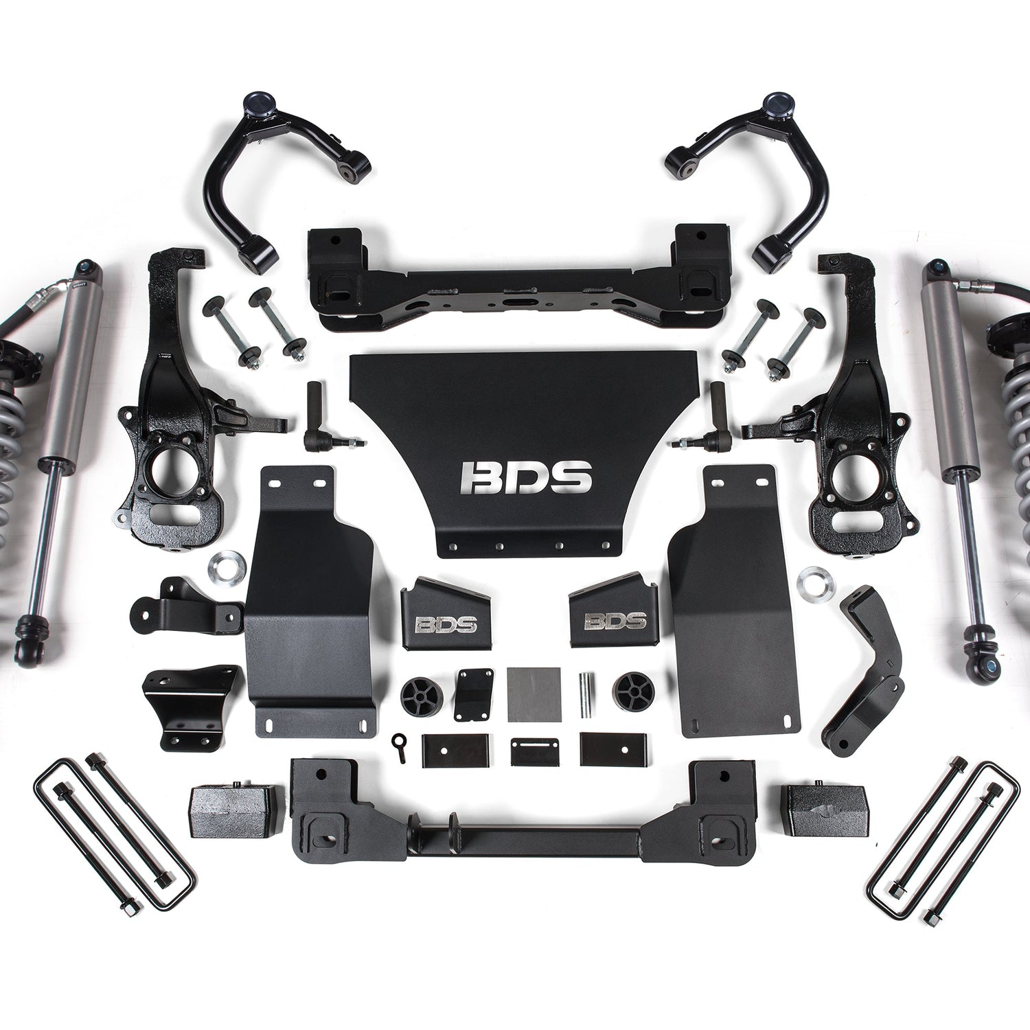 BDS 6-Inch Lift Kit - FOX 2.5 Performance Elite Coil-Over for 2019-2024 Chevy Silverado + GMC Sierra 1500 4WD Gas