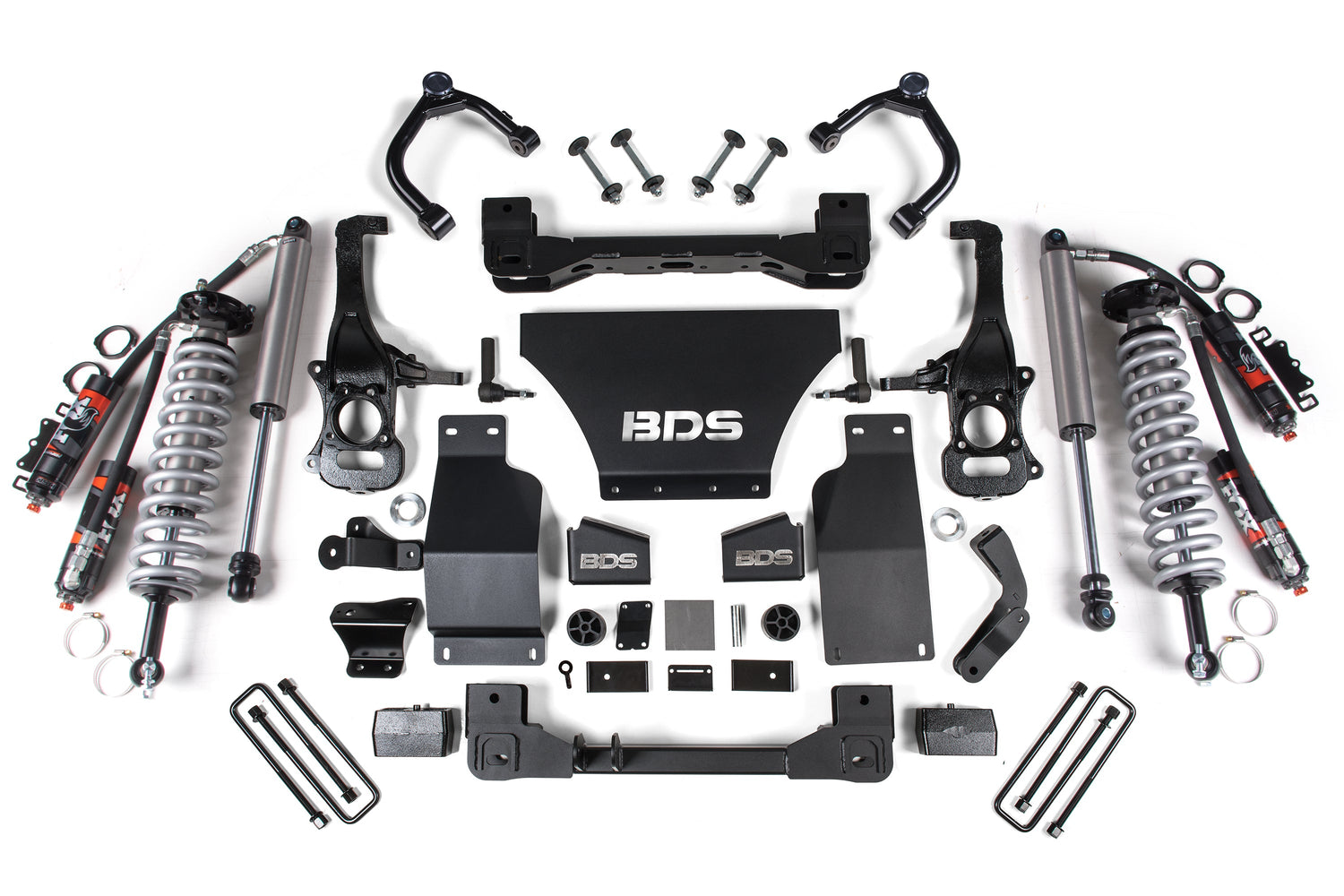 4-Inch Lift Kit - FOX 2.5 Performance Elite Coil-Over for 2020-2024 Chevy Trail Boss + GMC AT4 1500 4WD Diesel