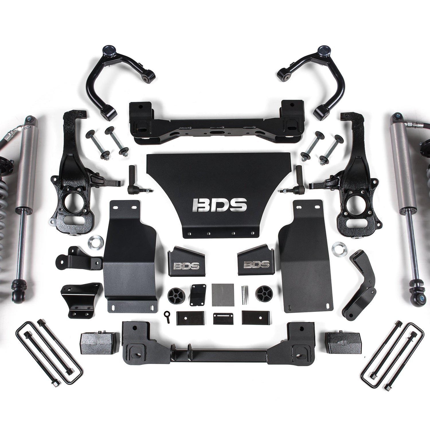 2.5 Inch Lift Kit - FOX 2.5 Performance Elite Coil-Over for 2019-2024 Chevy Trail Boss + GMC AT4 1500 4WD Diesel