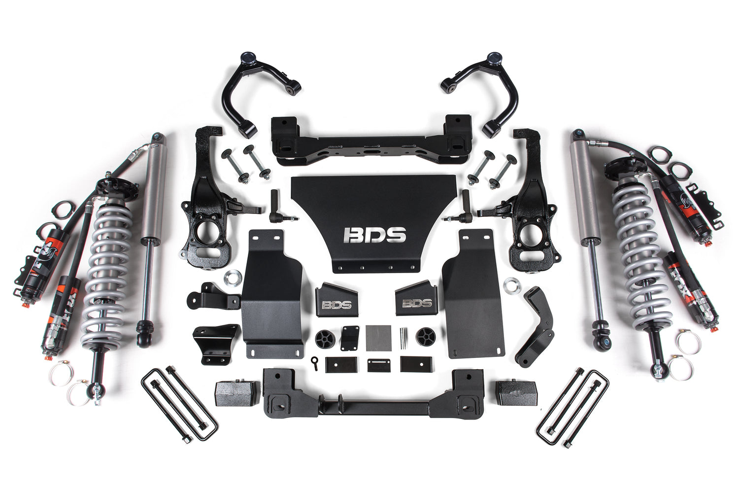 2.5 Inch Lift Kit - FOX 2.5 Performance Elite Coil-Over for 2019-2024 Chevy Trail Boss + GMC AT4 1500 4WD Diesel