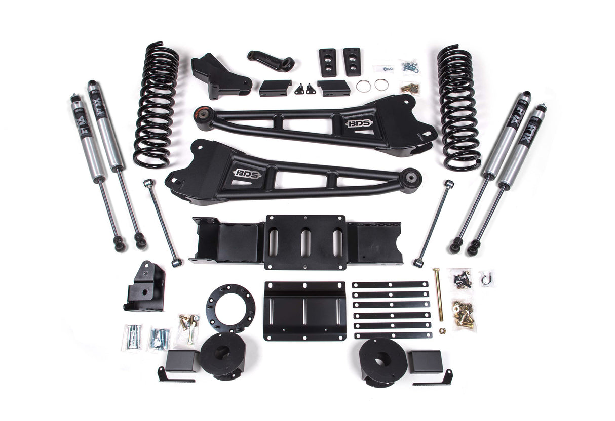 4-Inch Lift Kit w/ Radius Arm for 2019-2024 Dodge Ram 2500 w/ Rear Air Ride 4WD Gas