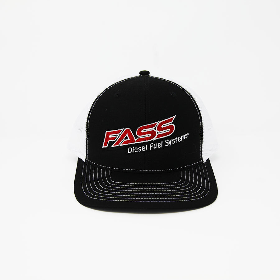 Fueled by FASS Trucker Hat White and Black