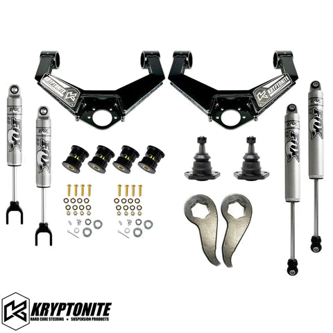 KRYPTONITE STAGE 3 LEVELING KIT WITH FOX SHOCKS 2011-2019