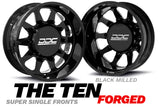 DDC Wheels "The TEN" Forged Black & Milled 92-23 GM Dually
