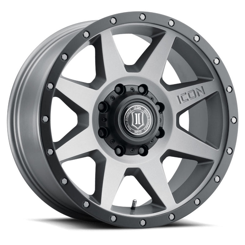 ICON Rebound | 20x9 | 12mm Offset | 8x180 | Titanium Wheel