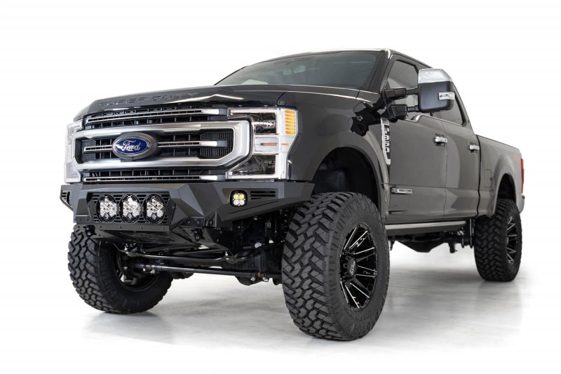 Addictive Desert Designs 17-20 Ford Super Duty Bomber Front Bumper w/ Mounts For 3 Baja Designs LP6s