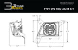 Diode Dynamics SS3 Pro Type SV2 Kit ABL - Yellow SAE Fog