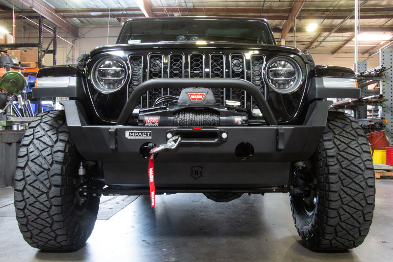 ICON Impact Armor '18-Up JL & '20-Up JT Wrangler Full Mid Bumper Wing Kit, Front