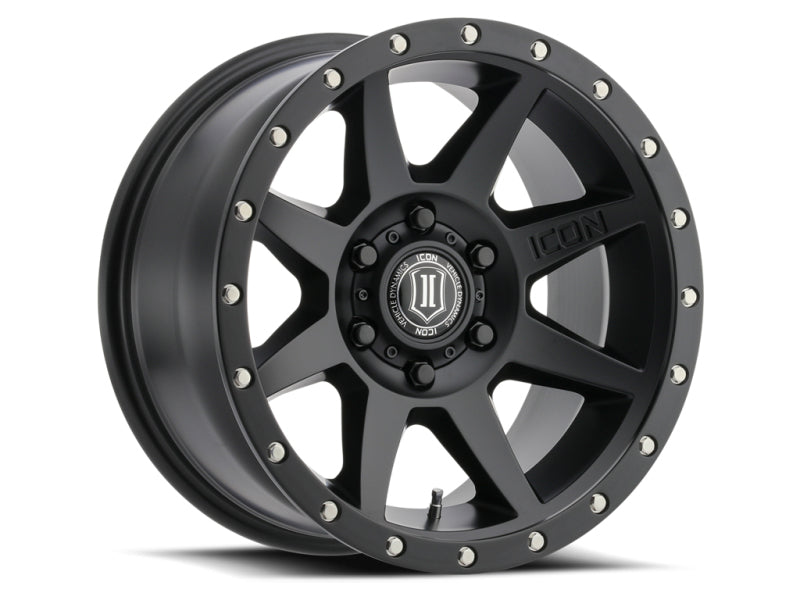 ICON Rebound 18x9 6x135 6mm Offset 5.25in BS 87.1mm Bore Satin Black Wheel