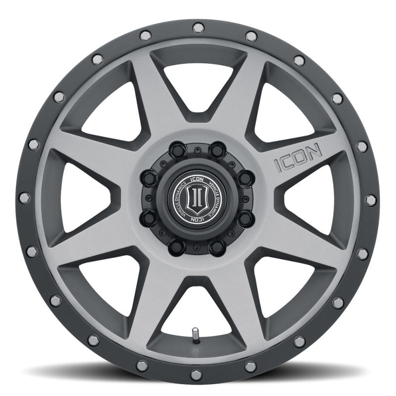 ICON Rebound | 20x9 | 12mm Offset | 8x180 | Titanium Wheel