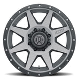 ICON Rebound 20x9 8x170 6mm Offset 5.25in BS Titanium Wheel