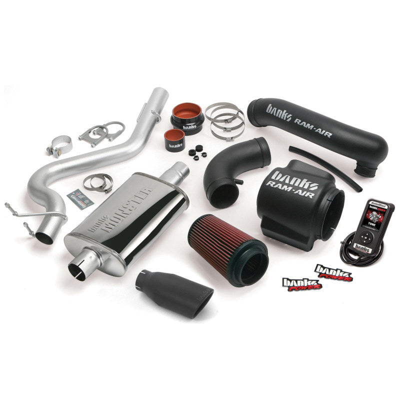 Banks Power 98-99 Jeep 4.0L Wrangler Stinger System - SS Single Exhaust w/ Black Tip