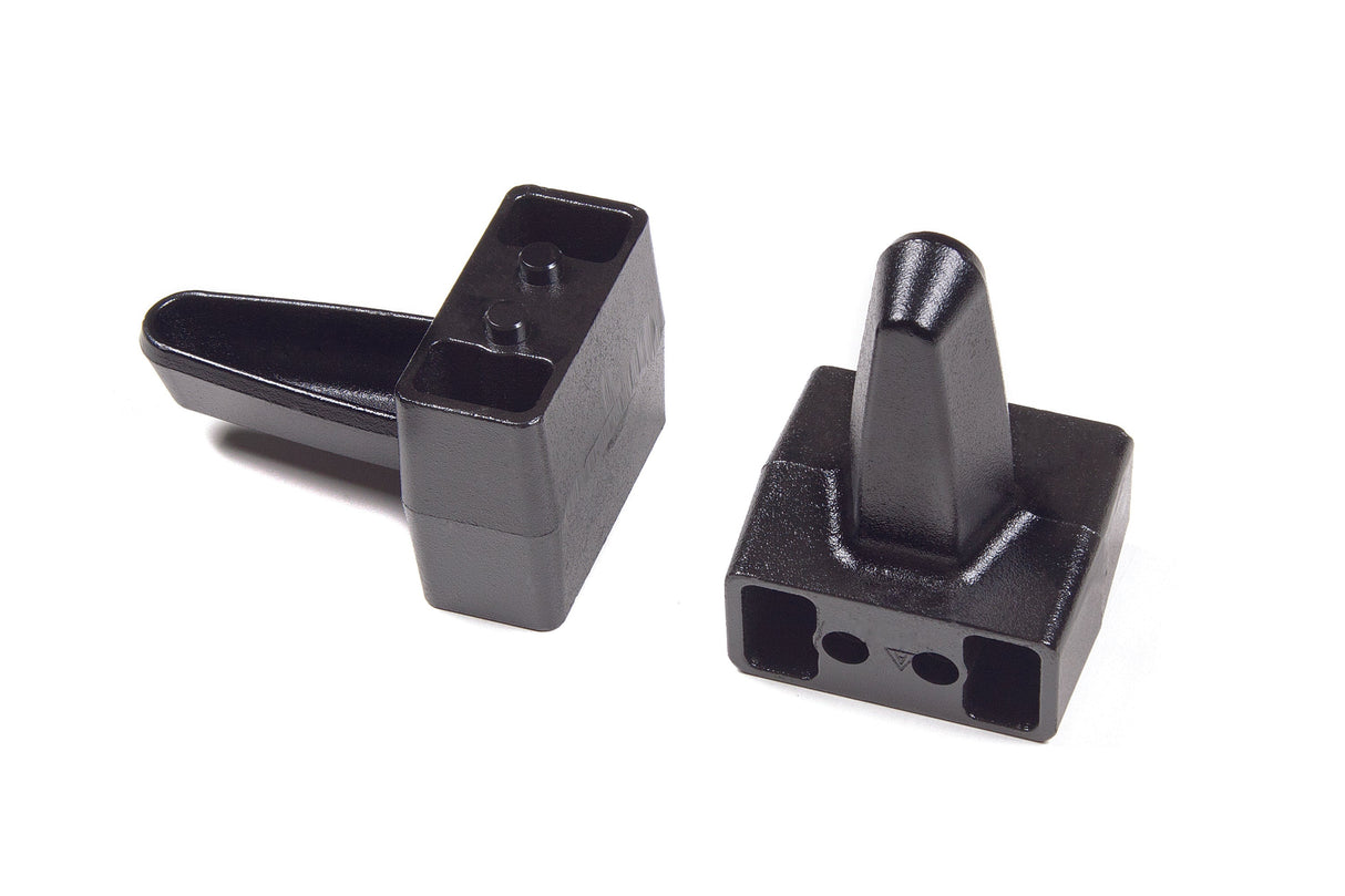 Rear Lift Blocks w/ Wing - Steel - 5-Inch Lift for 2008-2012 Ford F-250/F-350 Super Duty
