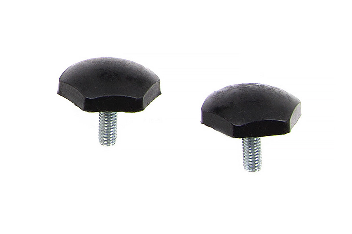 Low Profile Bump Stops - Pair - Black