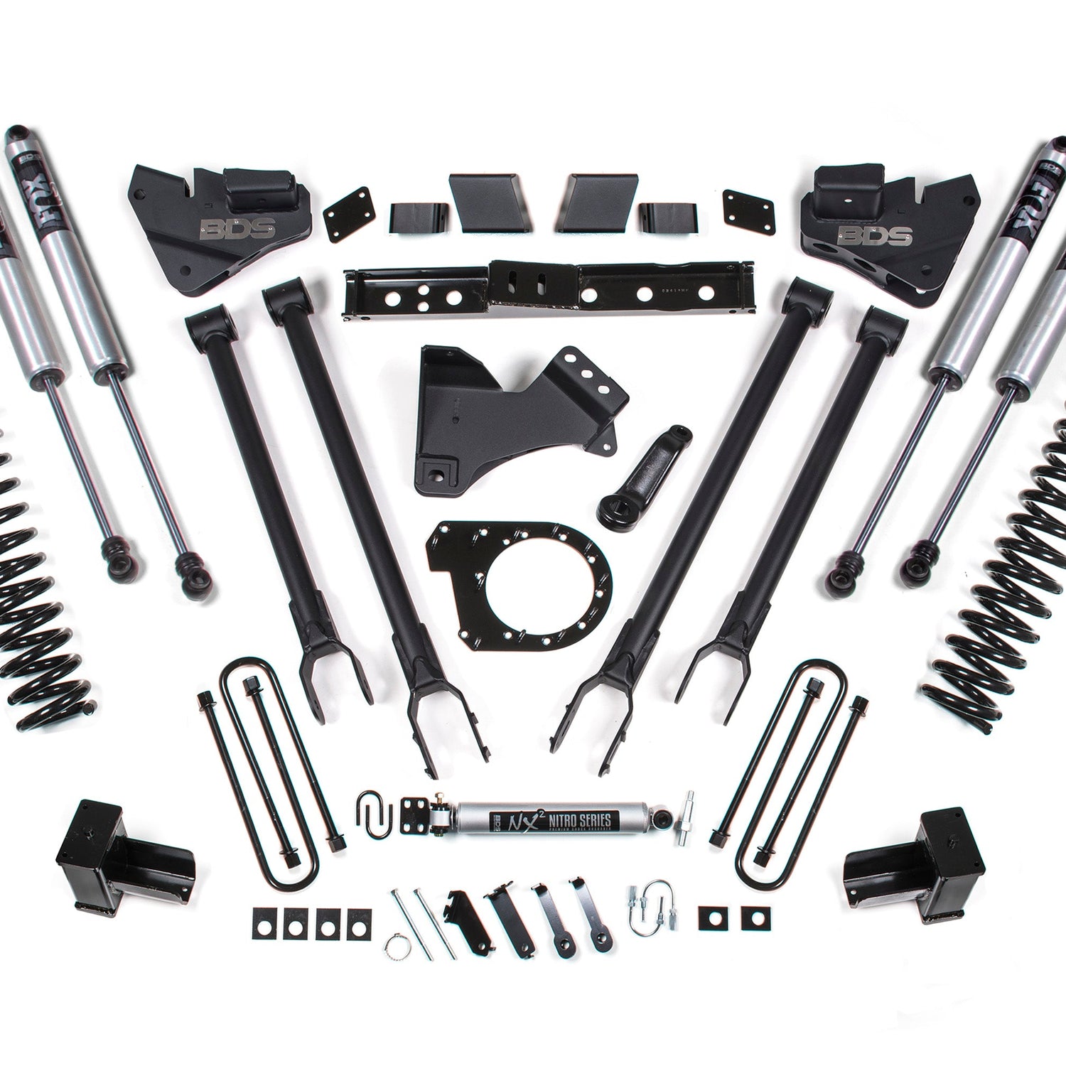 6-Inch Lift Kit w/ 4-Link for 2020-2022 Ford F-350 Super Duty DRW 4WD Diesel