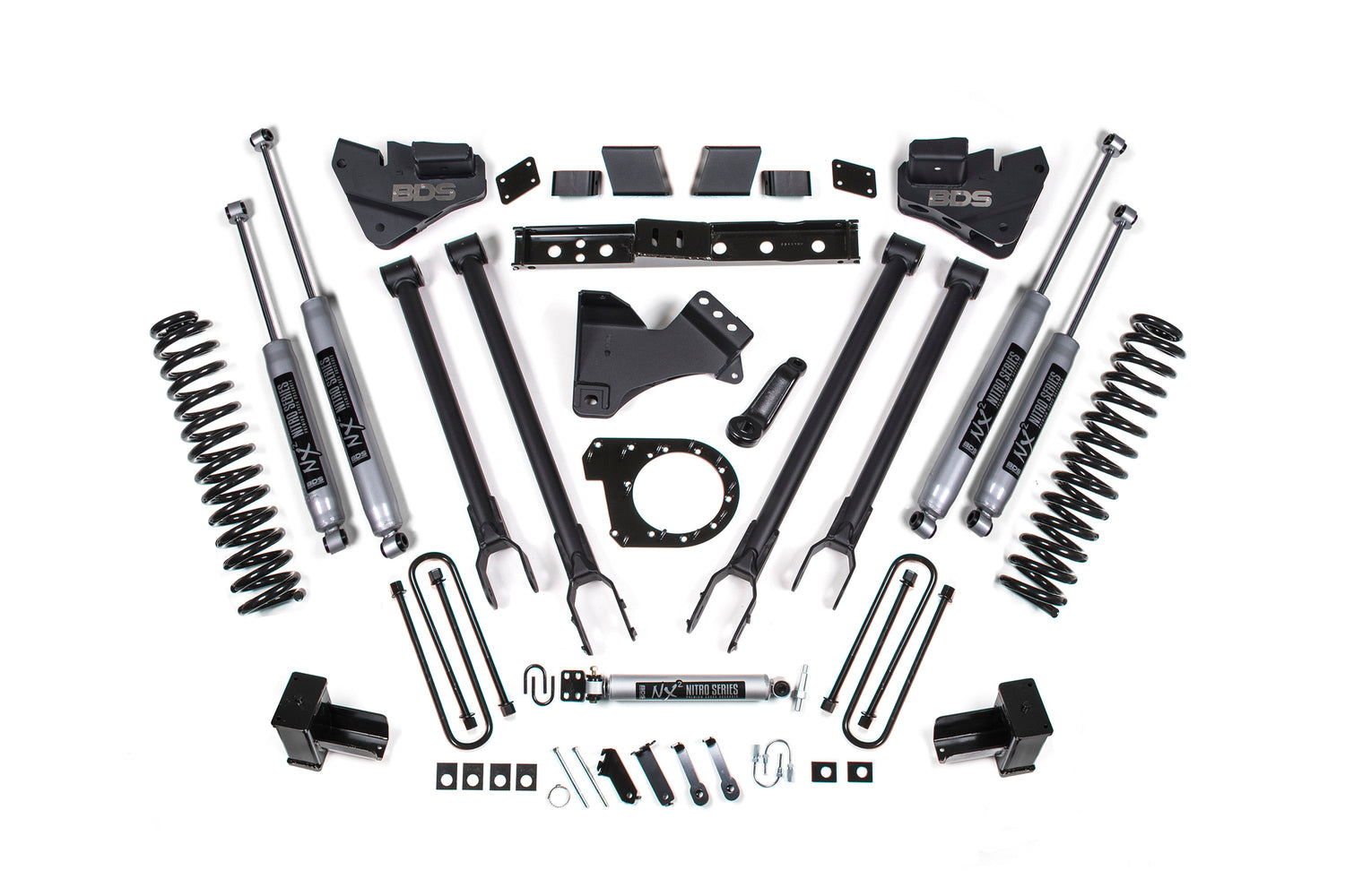 6-Inch Lift Kit - 4-Link Conversion for 2017-2019 Ford F-250/F-350 Super Duty 4WD Diesel
