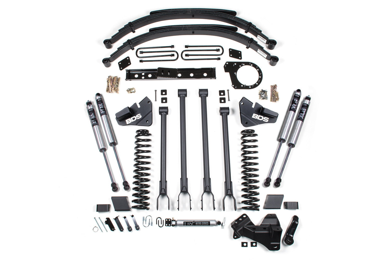 6-Inch Lift Kit - 4-Link Conversion for 2017-2019 Ford F-250/F-350 Super Duty 4WD Diesel