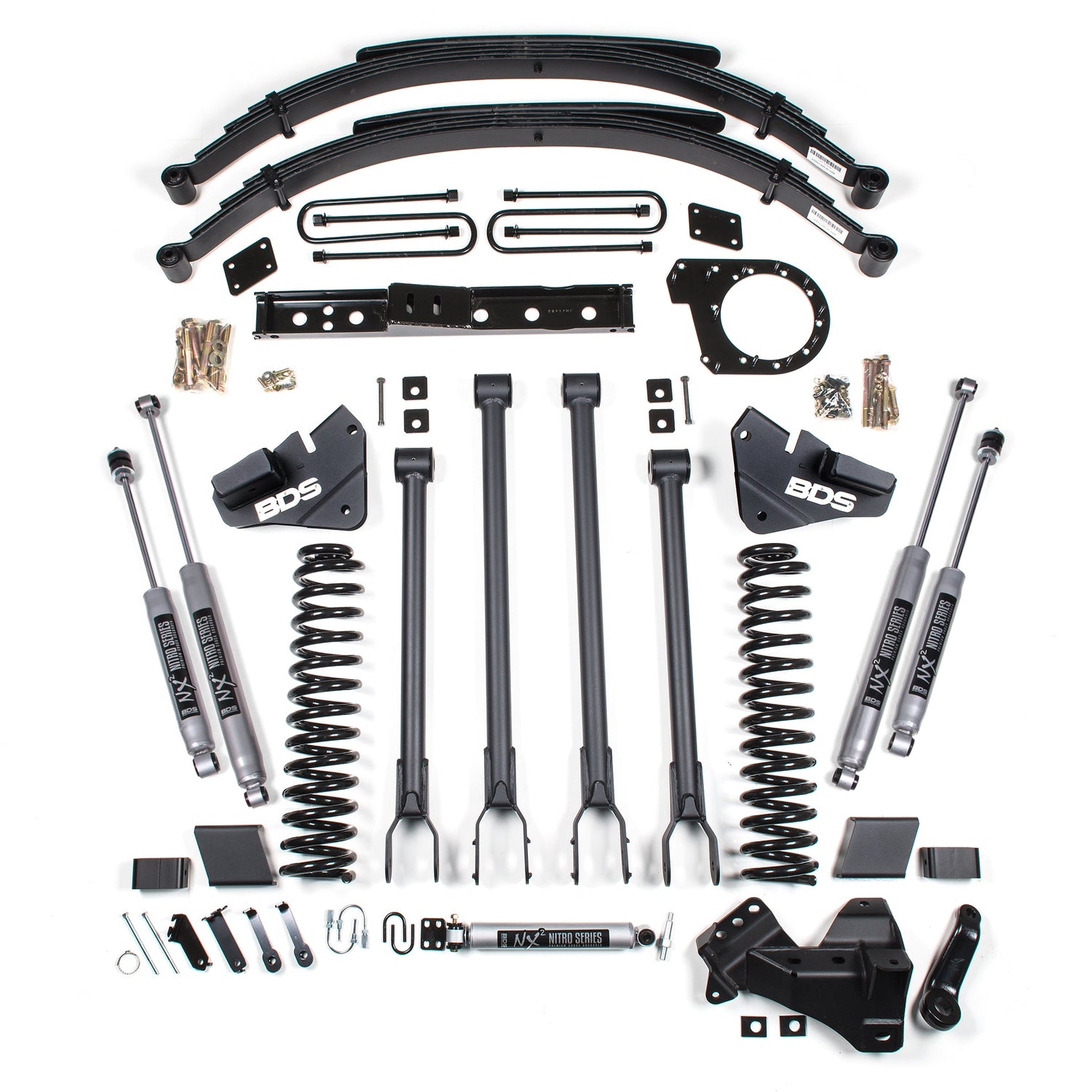 6-Inch Lift Kit - 4-Link Conversion for 2017-2019 Ford F-250/F-350 Super Duty 4WD Diesel