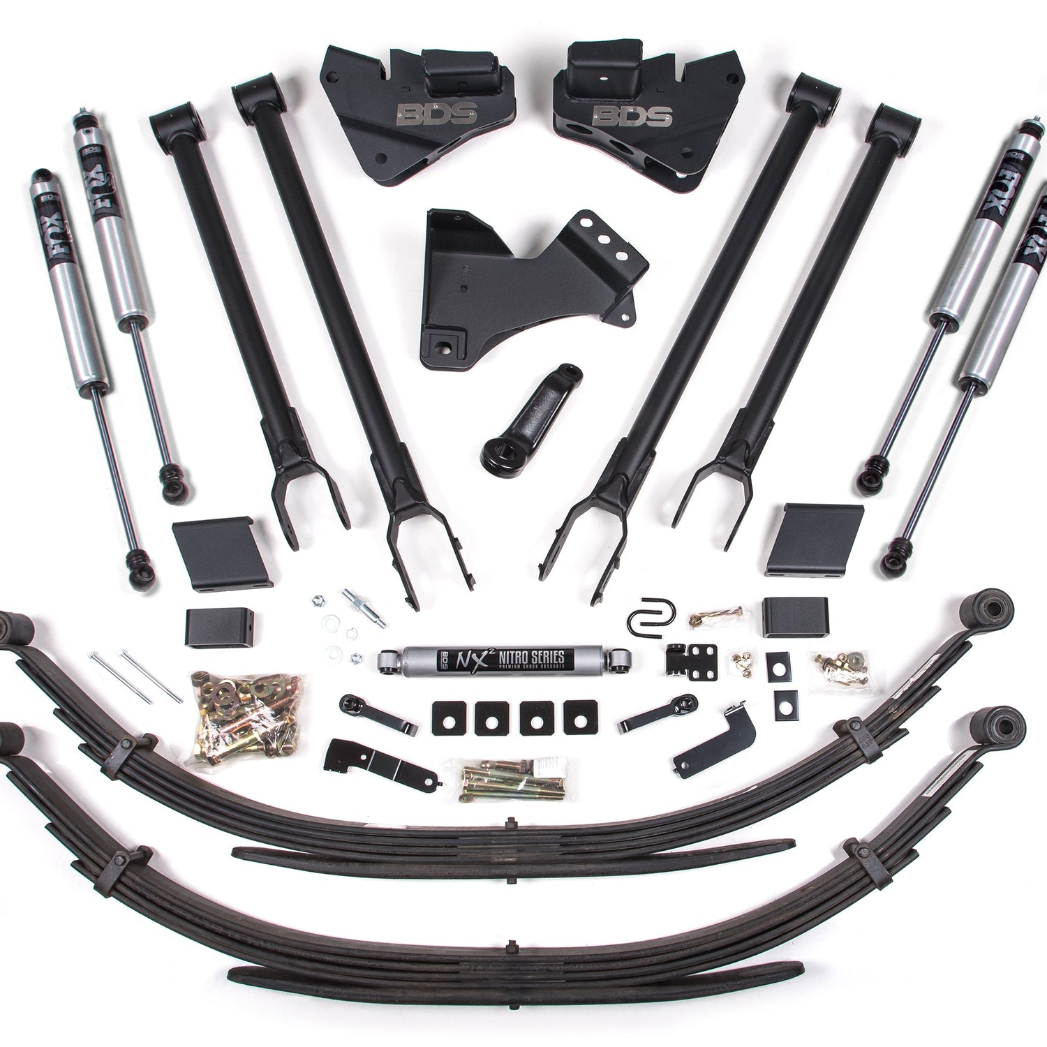 5-Inch lift Kit w/ 4-Link for 2020-2022 Ford F-250/F-350 Super Duty 4WD Gas