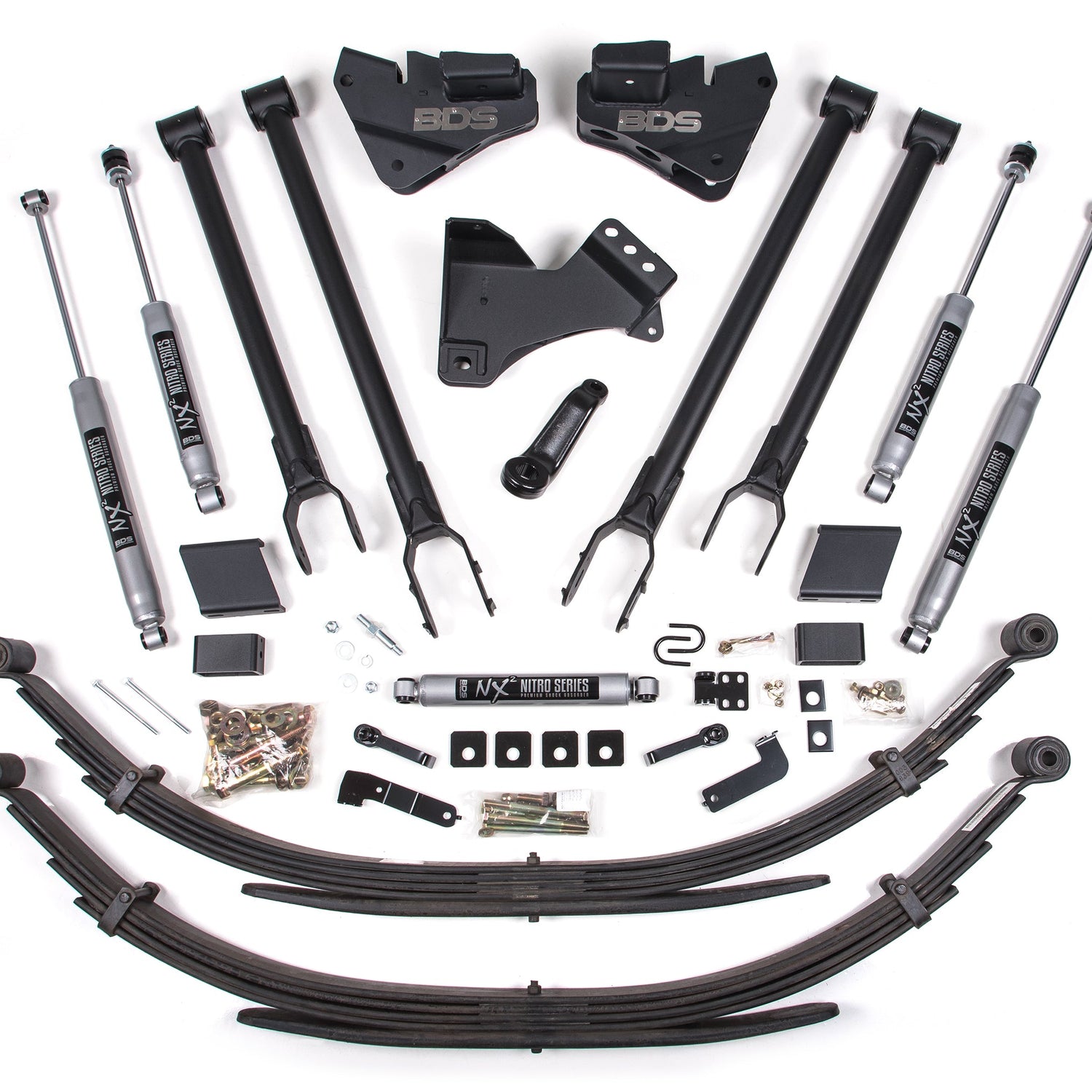4-Inch Lift Kit - 4-Link Conversion for 2017-2019 Ford F-250/F-350 Super Duty 4WD Gas