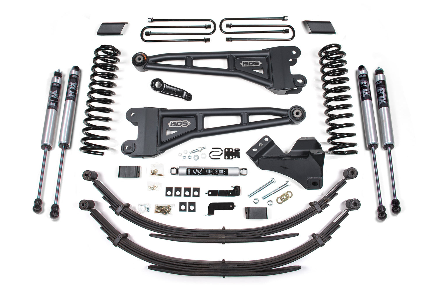 4-Inch Lift Kit w/ Radius Arm for 2017-2019 Ford F-250/F-350 Super Duty 4WD Diesel