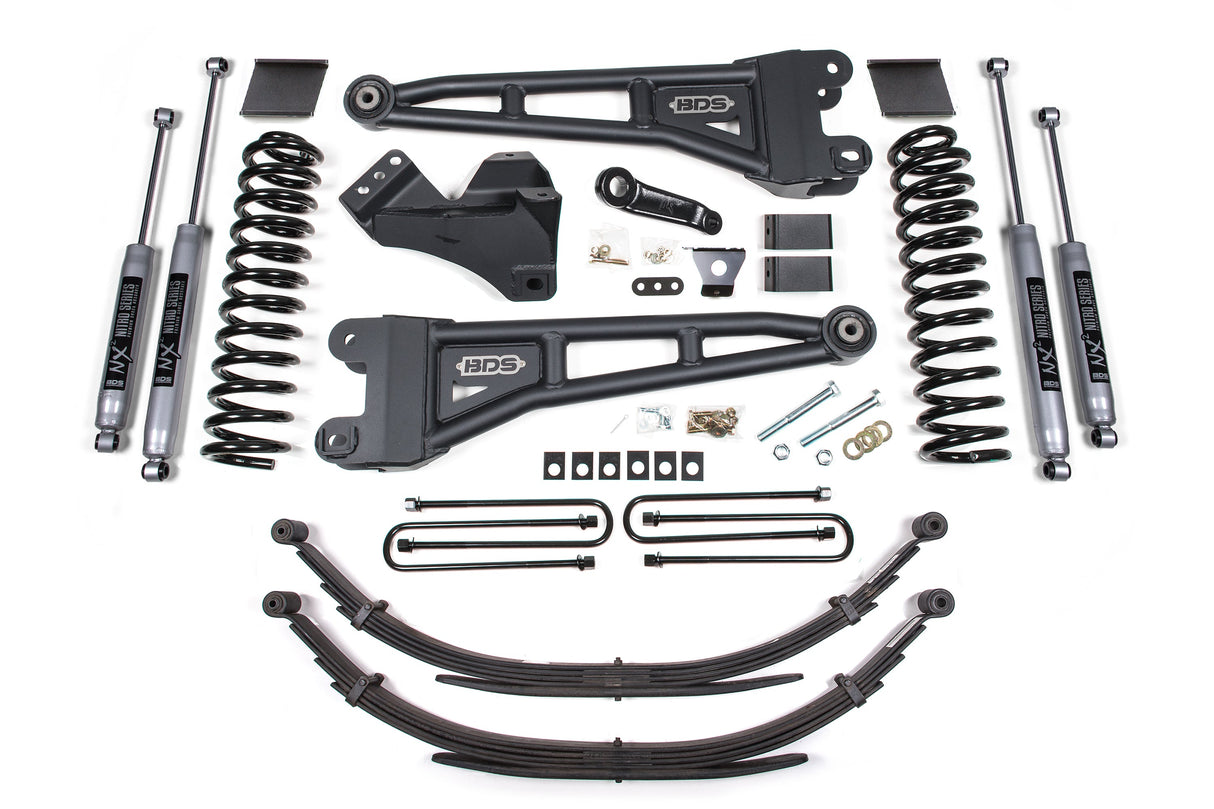 6-Inch Lift Kit w/ Radius Arm for 2011-2016 Ford F-250/F-350 Super Duty 4WD Diesel