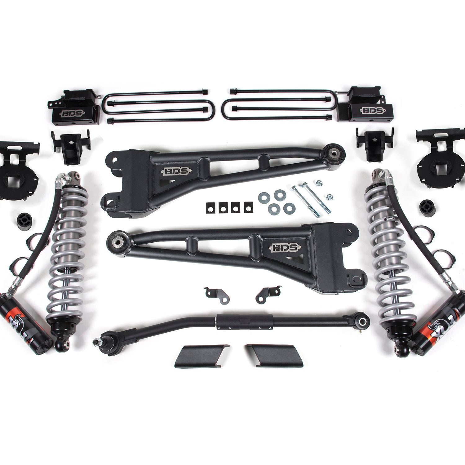 2.5-Inch Lift Kit w/ Radius Arm - FOX 2.5 Performance Elite Coil-Over Conversion for 2020-2022 Ford F-450 Super Duty 4WD