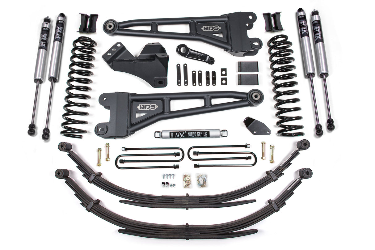 4-Inch Lift Kit w/ Radius Arm for 2008-2010 Ford F-250/F-350 Super Duty 4WD Gas
