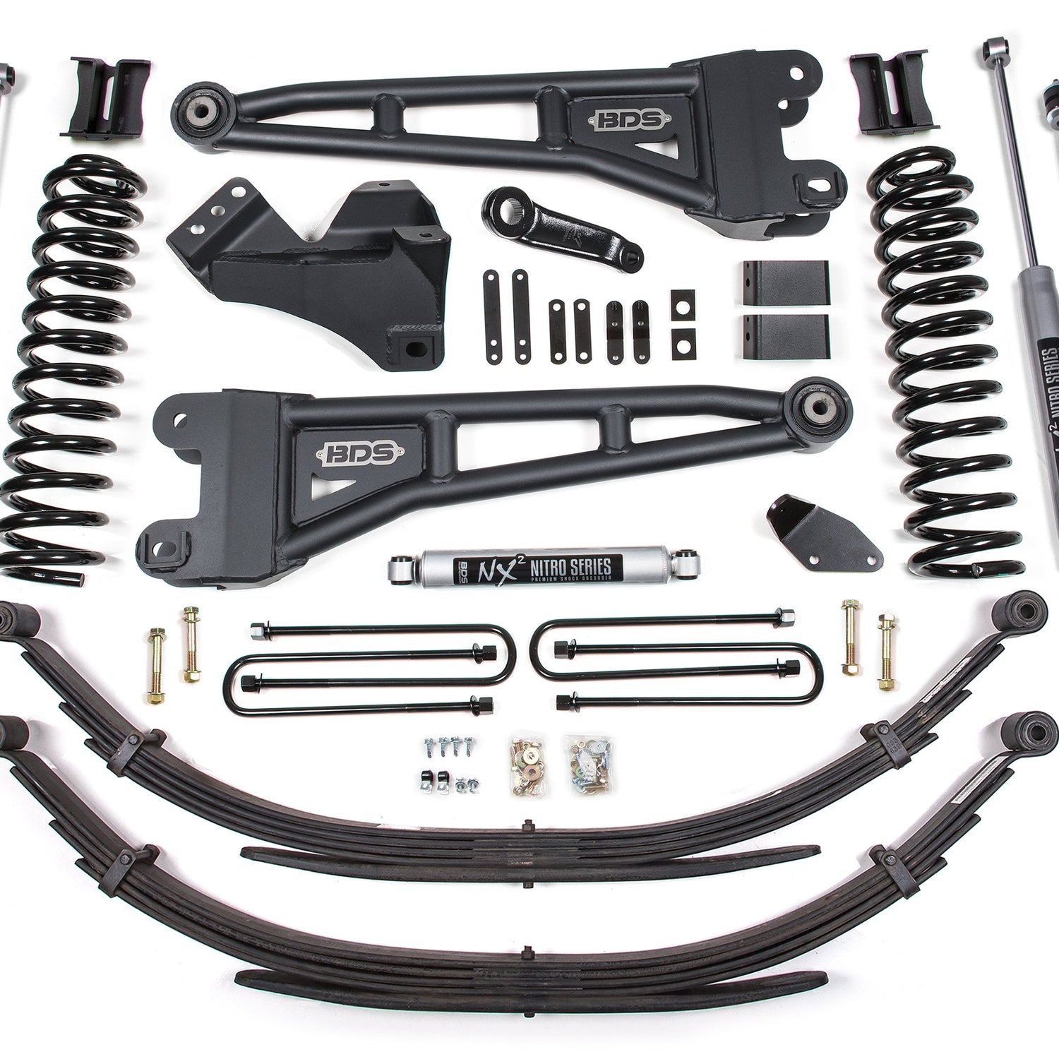 4-Inch Lift Kit w/ Radius Arm for 2008-2010 Ford F-250/F-350 Super Duty 4WD Gas