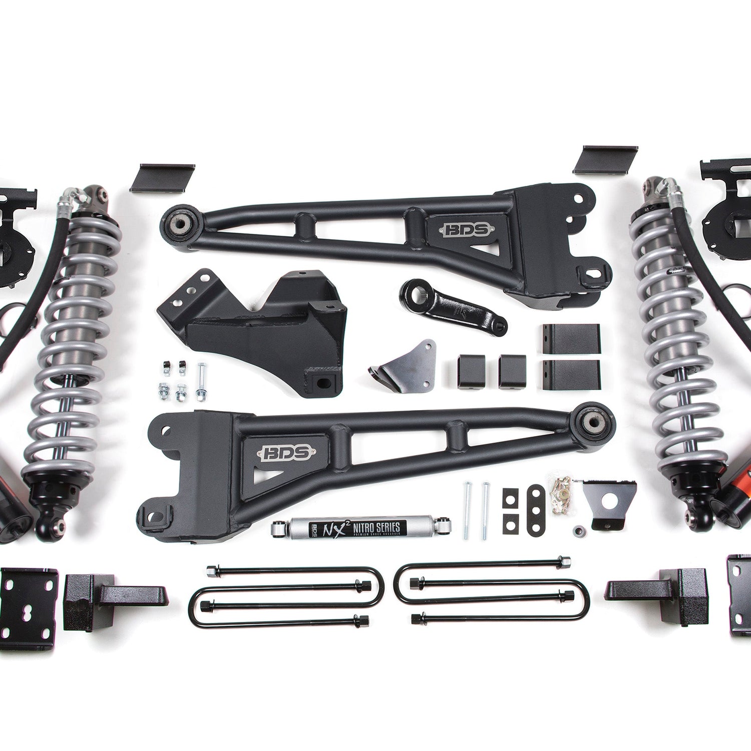 6 Inch Lift Kit w/ Radius Arm - FOX 2.5 Performance Elite Coil-Over Conversion for 2008-2010 Ford F-250/F-350 Super Duty 4WD Diesel