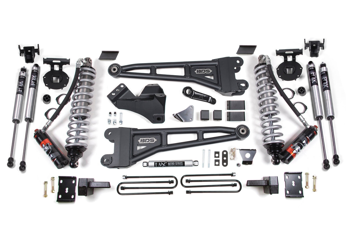 6 Inch Lift Kit w/ Radius Arm - FOX 2.5 Performance Elite Coil-Over Conversion for 2008-2010 Ford F-250/F-350 Super Duty 4WD Diesel