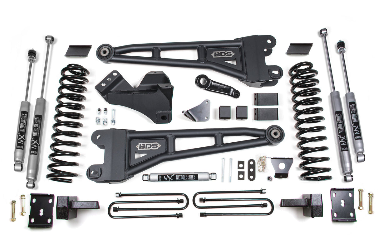 6-Inch Lift Kit w/ Radius Arm for 2008-2010 Ford F-250/F-350 Super Duty 4WD Gas