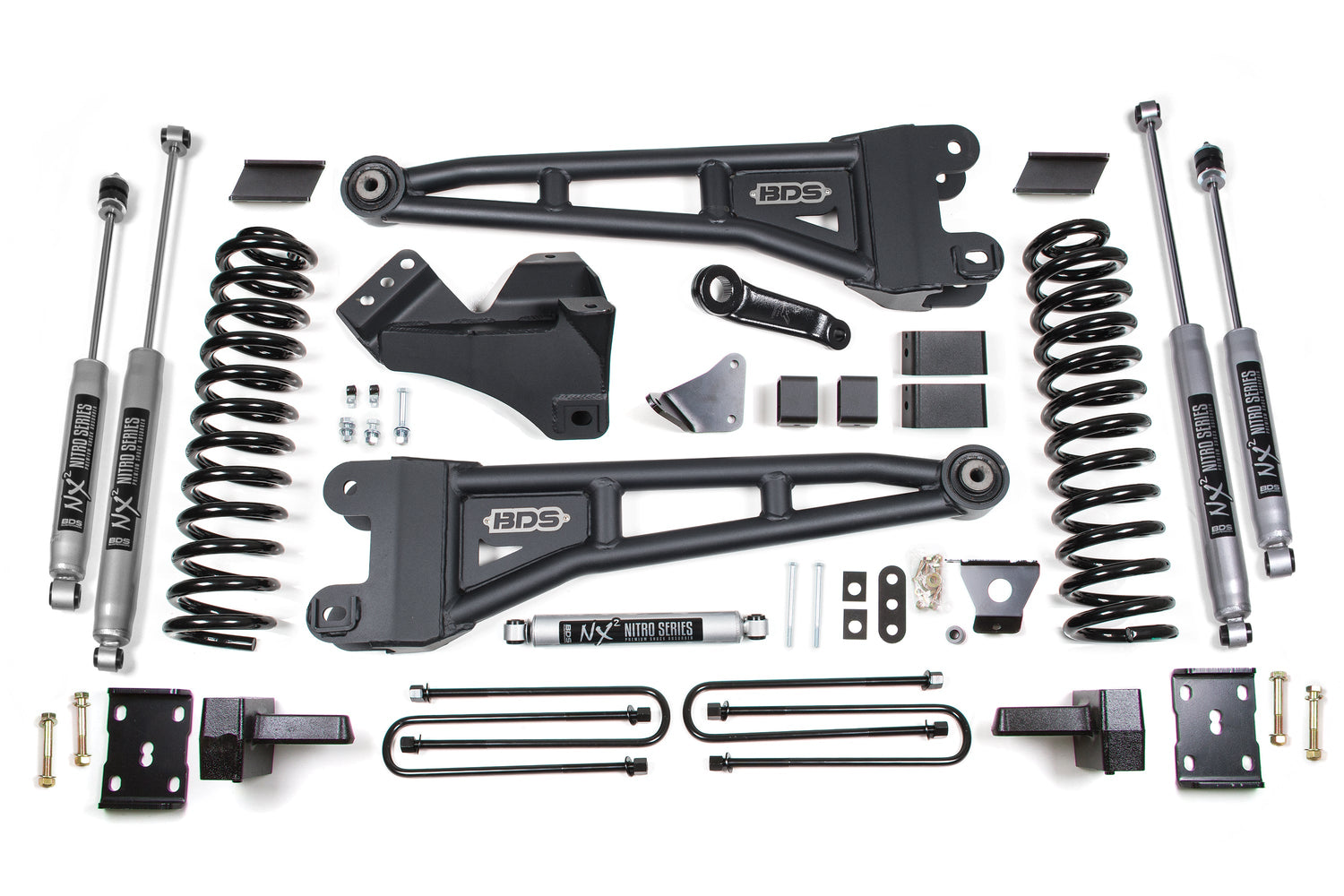 6-Inch Lift Kit w/ Radius Arm for 2005-2007 Ford F-250/F-350 Super Duty 4WD Gas