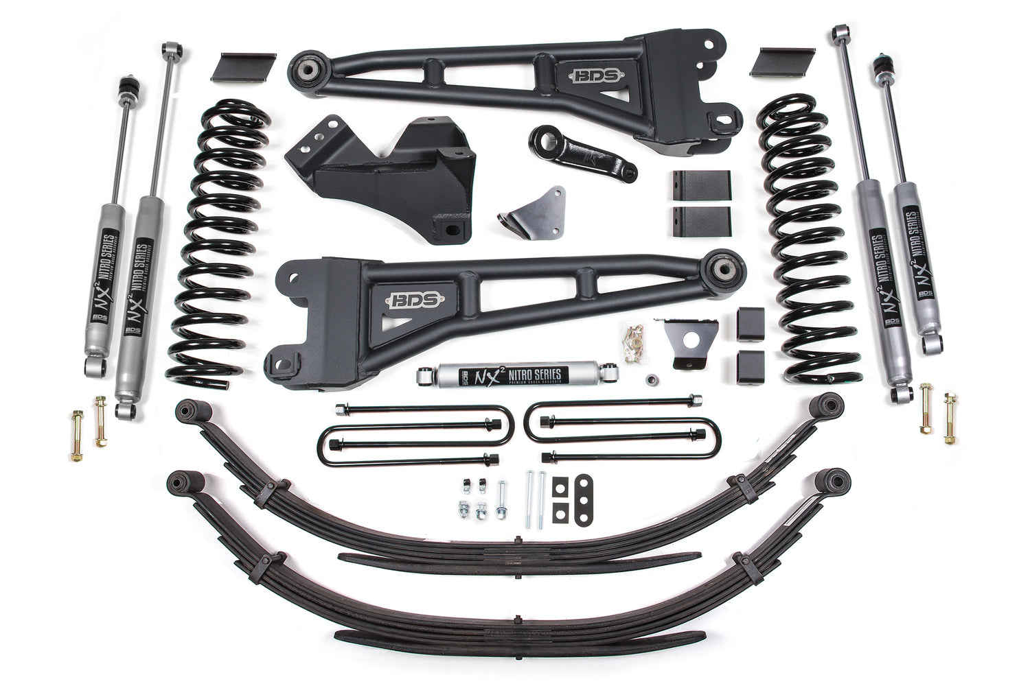 6-Inch Lift Kit w/ Radius Arm for 2005-2007 Ford F-250/F-350 Super Duty 4WD Gas