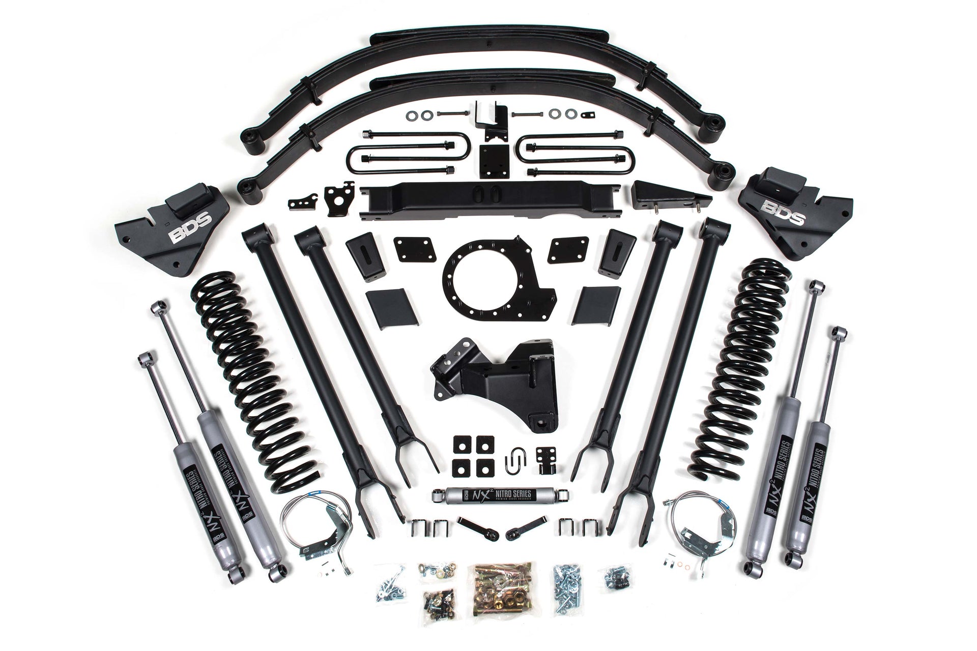 9-Inch Lift Kit w/ 4-Link for 2020-2022 Ford F-250/F-350 Super Duty 4WD Gas