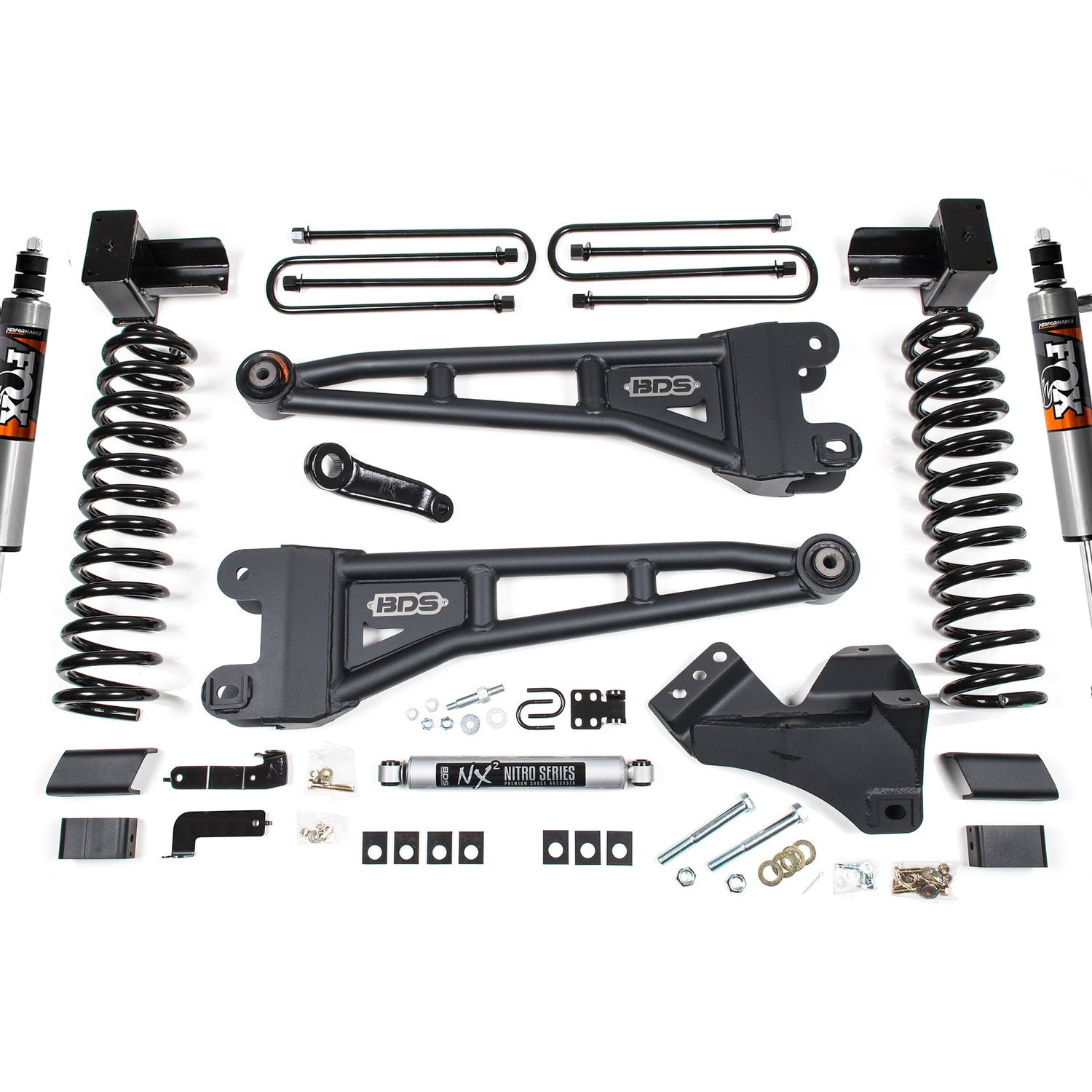 4-Inch Lift Kit w/ Radius Arm for 2017-2019 Ford F-350 Super Duty DRW 4WD Gas