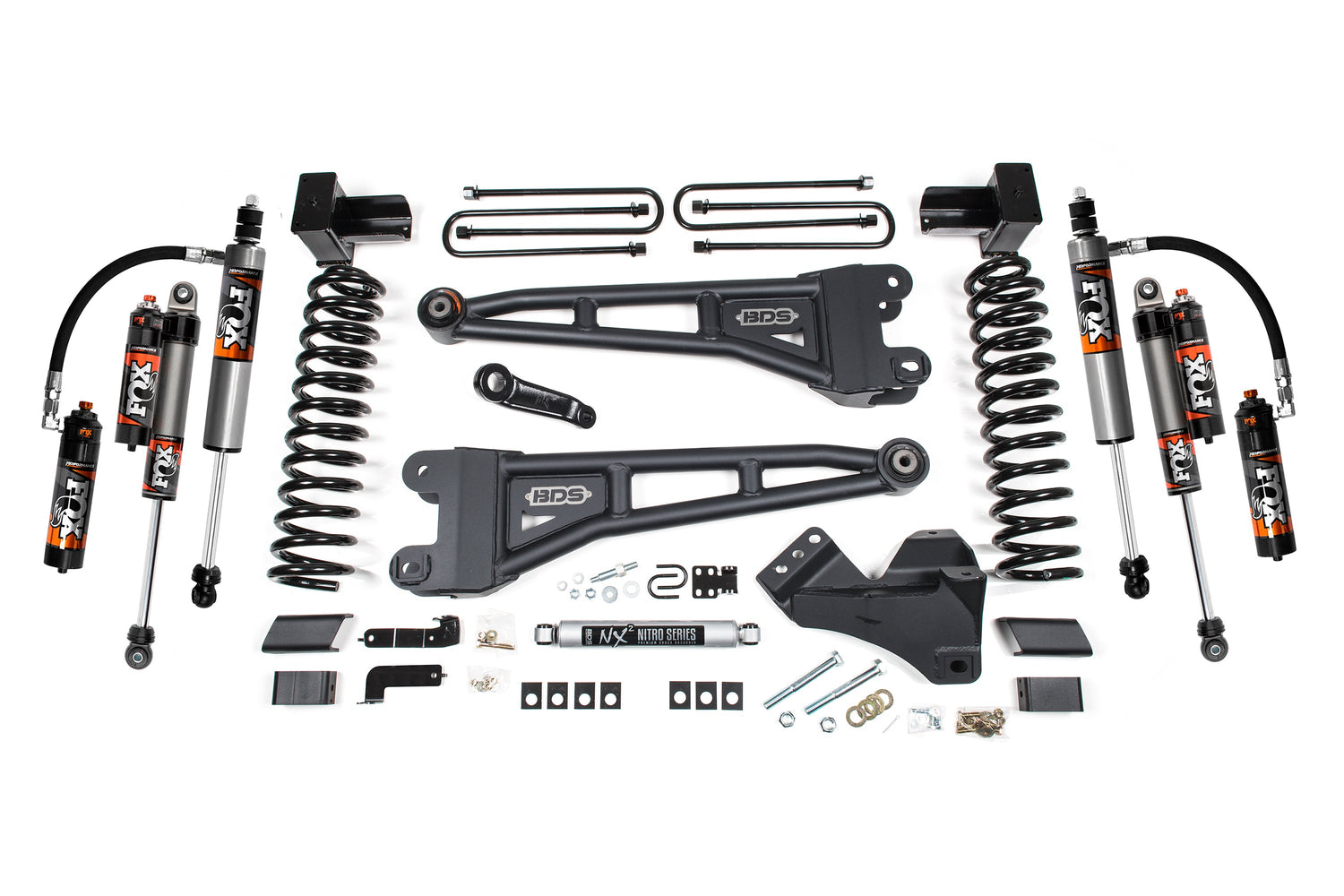 4-Inch Lift Kit w/ Radius Arm for 2017-2019 Ford F-250/F-350 Super Duty 4WD Diesel