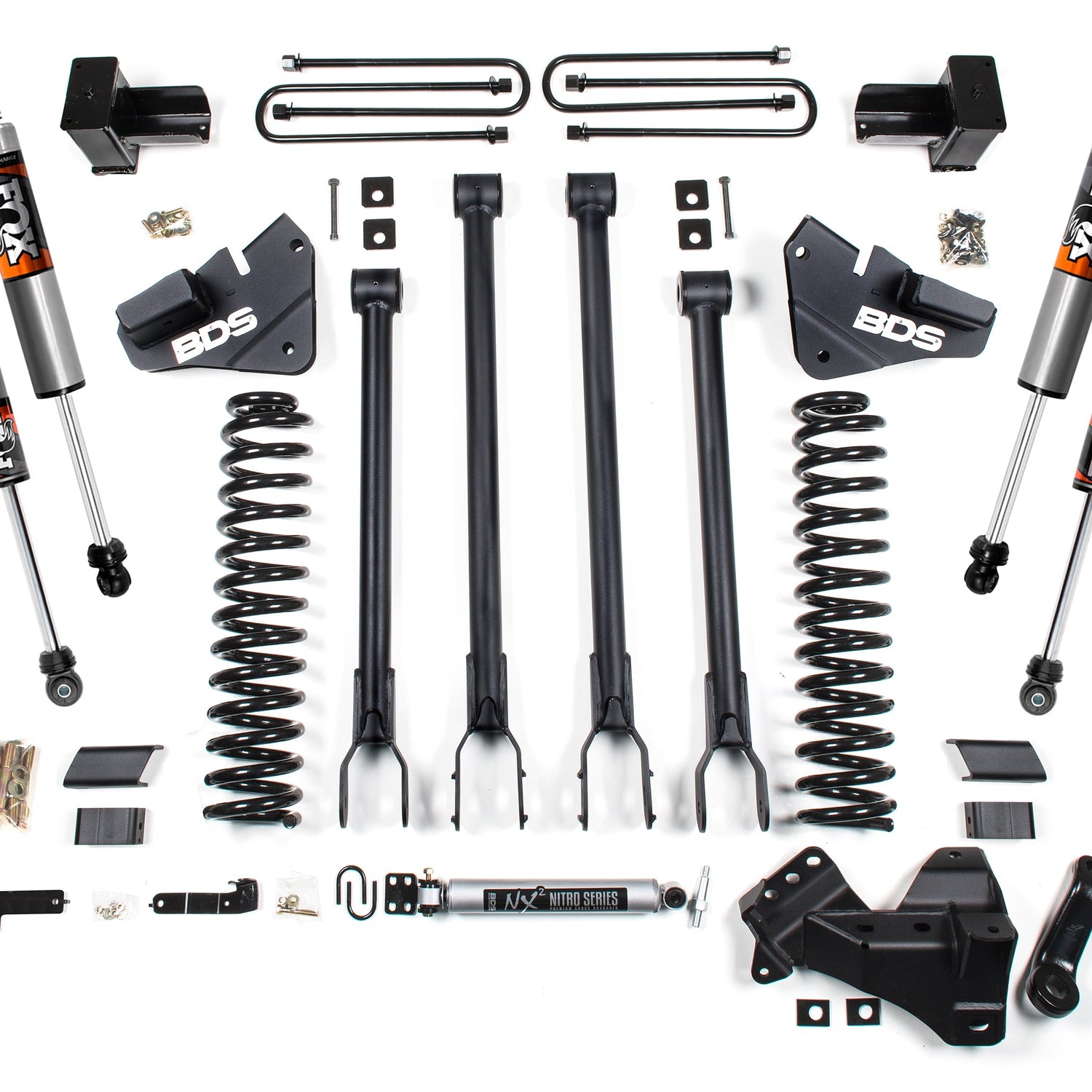 4-Inch Lift Kit - 4-Link Conversion for 2017-2019 Ford F-250/F-350 Super Duty 4WD Diesel