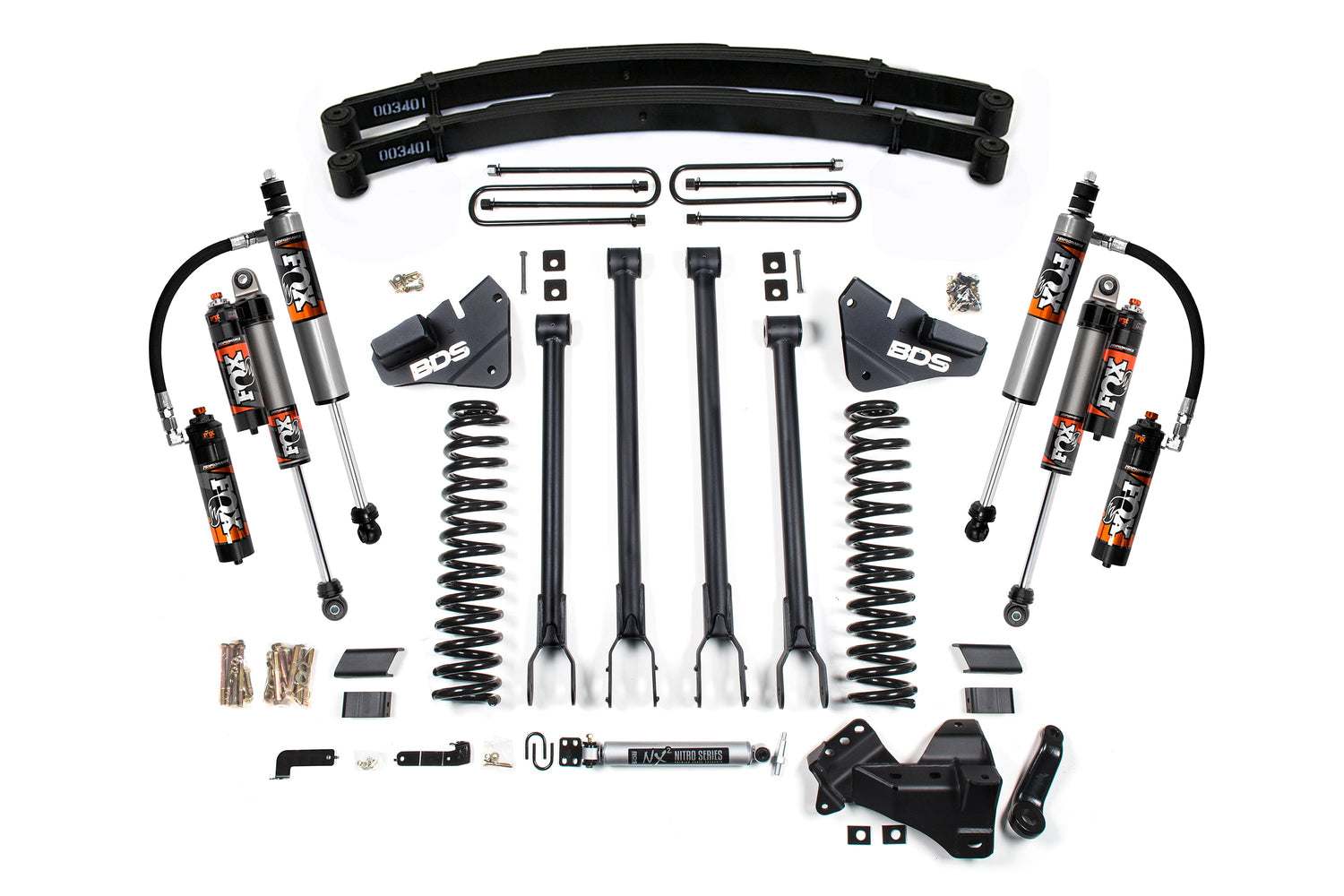 4-Inch Lift Kit - 4-Link Conversion for 2017-2019 Ford F-250/F-350 Super Duty 4WD Gas