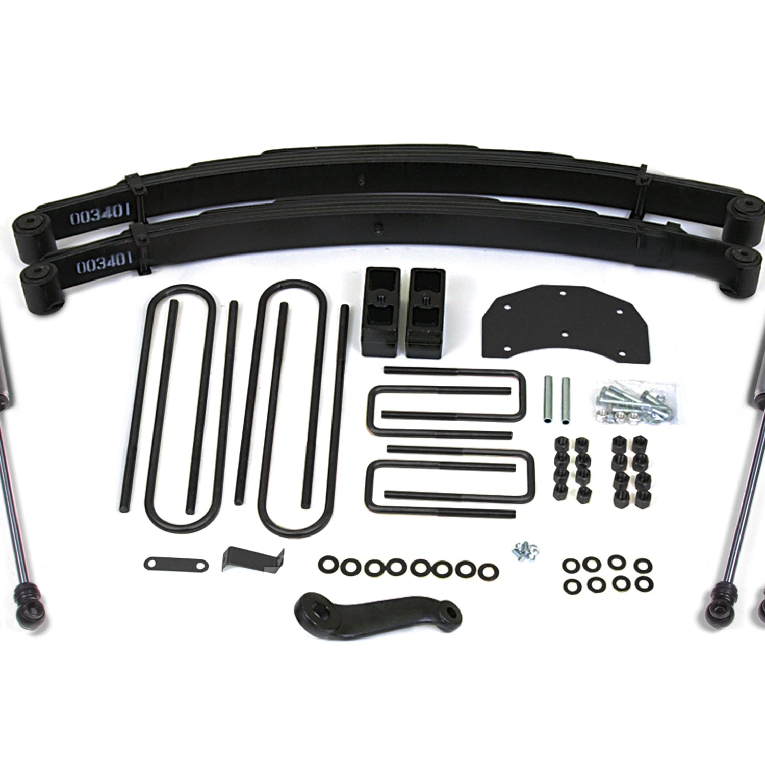 4-Inch Lift Kit for 1980-1996 Ford F-350 Monobeam 4WD