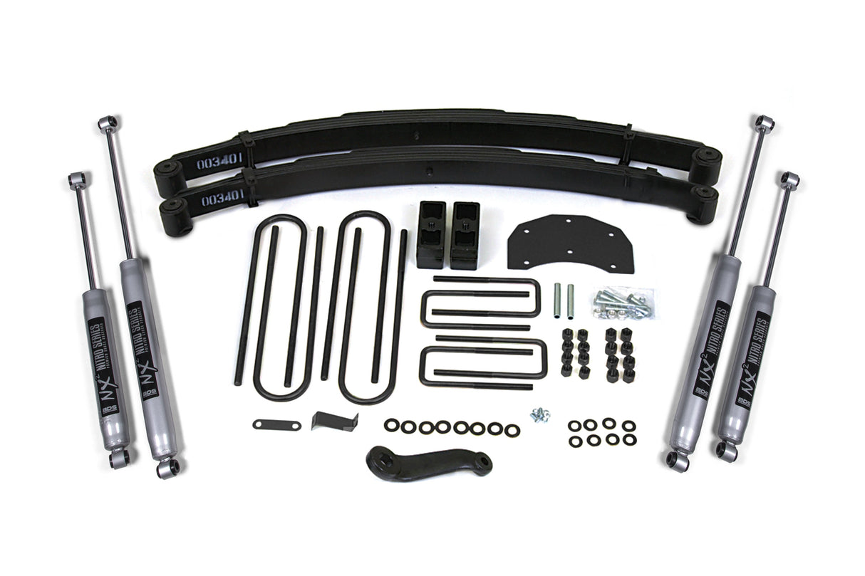 4-Inch Lift Kit for 1980-1996 Ford F-350 Monobeam 4WD